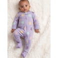 thumbnail image 6 of M+A by Monica + Andy Organic Cotton Long Sleeve One-Piece Coverall for Babies, Sizes Newborn to 18-24 Months, 6 of 7