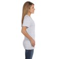 thumbnail image 4 of Hanes Womens Nano-T V-Neck T-Shirt, XS, Ash, 4 of 4