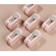 thumbnail image 2 of Pinzas para ropa de cama JM juego de 6 clips para edredón sin agujas rosa, 2 of 4