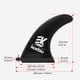 thumbnail image 4 of Aletas Tabla Surf 8 Pulgadas Accesorios Surf Con Propulsor Plástico Nailon (aleta Caudal), 4 of 9