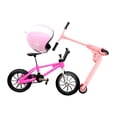 thumbnail image 4 of Mini modelo de juguete de bicicleta, modelo de bicicleta de simulación, modelo de escena, accesorios de decoración de casa de muñecas ornamentales rosa, 4 of 8