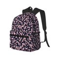 thumbnail image 2 of Vsdgher Flower Print Unisex Large Capacity Bookbag Schoolbag Casual Daypack for High School/College/Teens/Travel/Work, 2 of 8