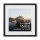 thumbnail image 1 of Marco de fotos Haus and Hues, roble negro, 40 x 40 cm con cristal, 1 of 8