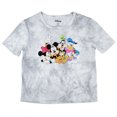 thumbnail image 1 of Disney Girls' Mickey Mouse and Friends Distressed Graphic Acid Wash T-Shirt (2X), 1 of 2
