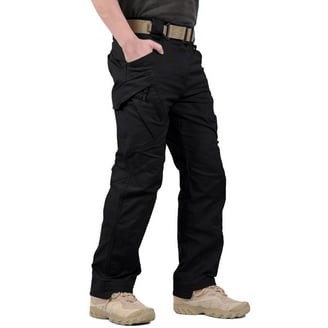 Lightweight Stretch Twill Pant In Black | 98% Cotton 2% Spandex Straight Fit | Casual Comfort Pants With Four Pockets
