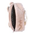 thumbnail image 4 of Wonder Nation Girls Faux Fur Bear Mini Backpack, Ivory, 4 of 5