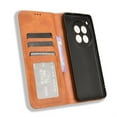 thumbnail image 6 of SaniMore Oneplus 12R Case, Magnetic Folio PU Leather Cover with Card Slots Cash Pocket Stand Feature Full-body Protctive Shockproof Anti-fall Business Wallet Retro Shell, Brown, 6 of 15