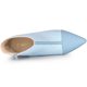 thumbnail image 4 of Botines de tacón de aguja Allegra K Pata de gallo a cuadros para mujer Blue 38, 4 of 6
