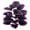 C, variant on Artificial Purple Calathea Plant, Purple Large Leaves Artificial Plants, Spring Artificial Greenery PottedPlants Indoor Outdoor Ornamental Hotel Room Desk Decorate (No Flowerpot)