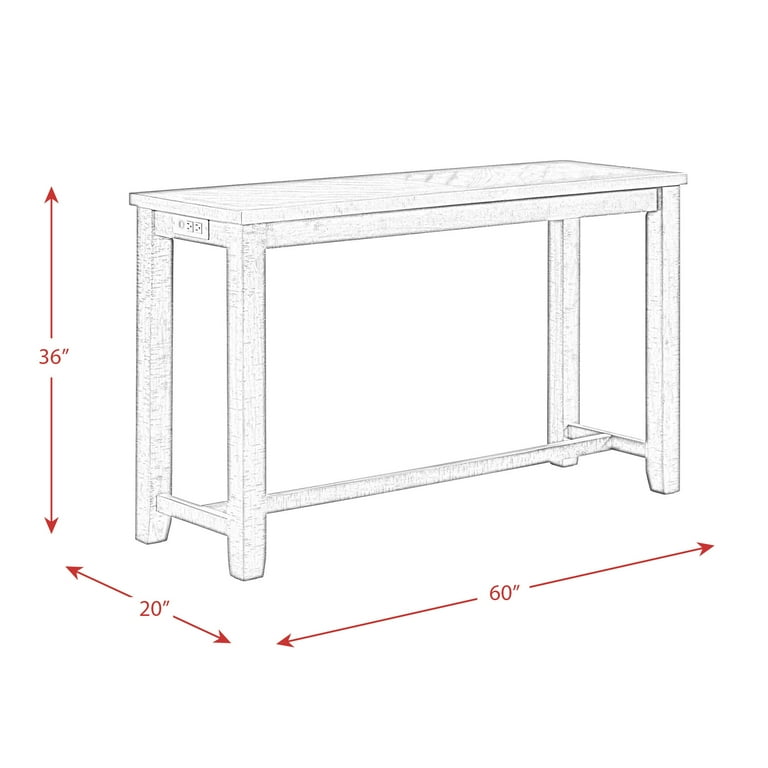 Picket house furnishings dex multipurpose bar table set deals