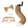 thumbnail image 3 of Orejas Cola Yuyangstore Traje de juego de cosplay Juguete de peluche Halloween Animal Props, 3 of 8