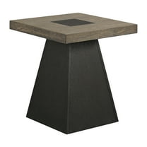 Picket House Furnishings Rizzo End Table in Grey and Dark Espresso