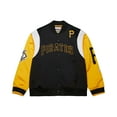 thumbnail image 4 of Men's Mitchell & Ness Black/Gold Pittsburgh Pirates Cooperstown Collection Team Origins Satin Full-Snap Jacket, 4 of 7