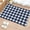 Blue, variant on Navy Blue Check Bathroom Rug Washable 2x3 Entryway Rug Non Slip Farmhouse Buffalo Plaid Blue Front Door Mat Low Pile Indoor Doormat Throw Floor Carpet for Kitchen Bedroom Entrance