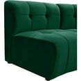 thumbnail image 6 of Meridian Furniture Limitless Green Velvet Modular 7 Piece Sectional, 6 of 13