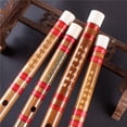 thumbnail image 4 of 1 Pc Pretty Bamboo Flute Chinese Style Flute Introductory Beginner Flute (D Key), 4 of 9