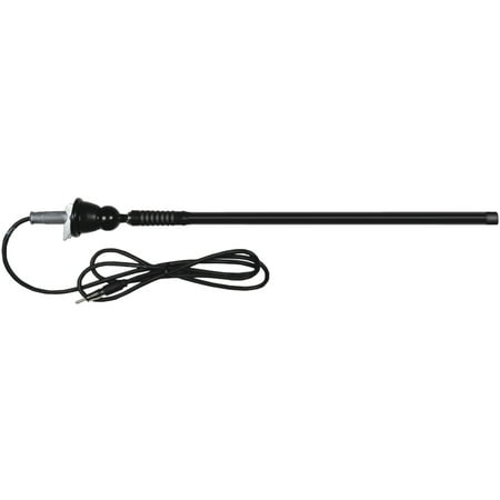 Dual(R) MAR16B Rubber Mast AM/FM Antenna (Black)