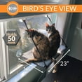 thumbnail image 4 of K&H Pet Products EZ Mount Window Kitty Sill Single Level Cat Perch, Gray 12 X 23 Inches, 4 of 11