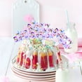thumbnail image 4 of Adornos coloridos para cupcakes de feliz cumpleaños, para suministros de decoración de mesa de postres para fiestas, 4 of 5