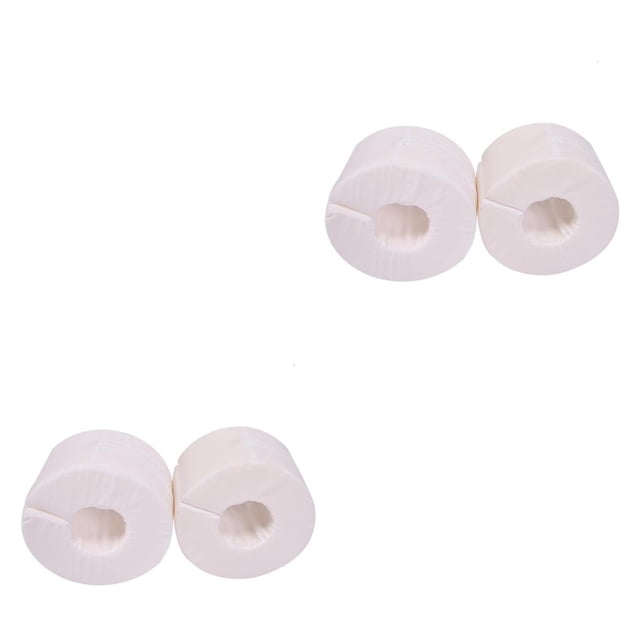 Sonducket 2 uds almohadas para pies espuma antiescaras para tobillo mano dormir blanco Blanco 2piezas