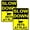 Pets At Play, variant on Slow Down Speed Bumps Ahead Sign Metal MPH Slow Warning Traffic Road Street Sign 8X12inch,2PACK