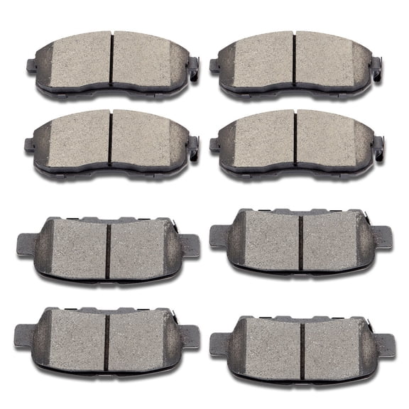 ECCPP 8PCS Ceramic Brake Pads Fits 2002-2005 2009-2013 for Nissan for Altima 3.5L 2011-2017 for Nissan for Juke 1.6L Front Rear Left and Right