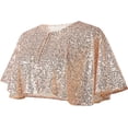 thumbnail image 3 of Sleeveless Double V-Neck Long Mermaid Sequin Formal Evening Dresses, 3 of 8