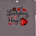 thumbnail image 4 of Inktastic Ladybug Hugs with Cute Ladybug and Flowers Boys or Girls Toddler T-Shirt, 4 of 5