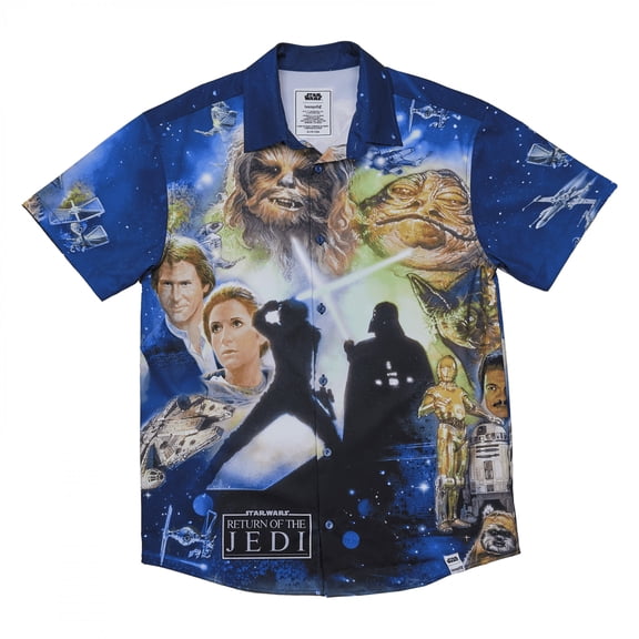 Star Wars Return of the Jedi Poster Camp Shirt By Loungefly-3XLarge
