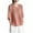 Pink, variant on Uaswgudfs Women's Cotton Gauze Flowers Embroidery Tunic 3/4 Sleeve Blouses Casual Shirt Fashion V Neck Tops 2025