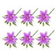 thumbnail image 2 of Cateissary 6 piezas de flor de lirio artificial reutilizable decorativa, 2 of 6
