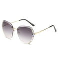 thumbnail image 1 of Diamond Hexagonal Sunglasses for Women Gradient Bling Rhinestone Sunglasses, 1 of 1