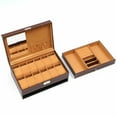thumbnail image 6 of MONIPA 2-Layer Drawers Velvet Interior Jewelry Collection Box Watch Display Storage, 6 of 12