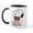 White/Black Inside, variant on CafePress - Snoopy On Heart Mugs - 11 oz Ceramic Mug - Novelty Coffee Tea Cup