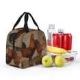 thumbnail image 4 of Yiaed Oil Painting Chicken And Duck Print Insulated Lunch Bag Reusable Cute Tote Lunch Box, Leakproof Cooler Lunch Bags for Work Office Travel School Picnic, 4 of 5