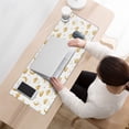 thumbnail image 3 of Long Mouse Pads for Desk,White Golden Cloud Moon Pattern Desk Mats on Top Of Desks, Desk Mouse Pad Extra Large with 3mm Non-Slip Base and Stitched Edge for Gaming,Office,Work,Home 31.5"x11.8", 3 of 6
