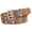 Brown, variant on Belt, Star Belt: Gothic, Punk Rock, and EMO Belts; Goth and Grunge Belts; Accessories for Women and Men 1.3-Inch Wide 41.33 Inch Length