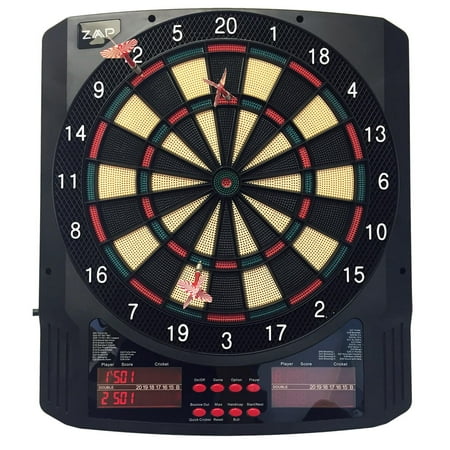 ZAAP Pro Electronic Soft Tip Dart Board with 43 Game and 6 (Games 100 Best New Action Game Electronic)