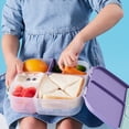 thumbnail image 4 of b.box - 5-Compartment Bento Style Lunch Box for Kids, Toddlers, Children, BPA-Free Food Storage Container with Cooler Pack, ON-The-GO Food Box with Handles Included Custom Divider, 4 of 8