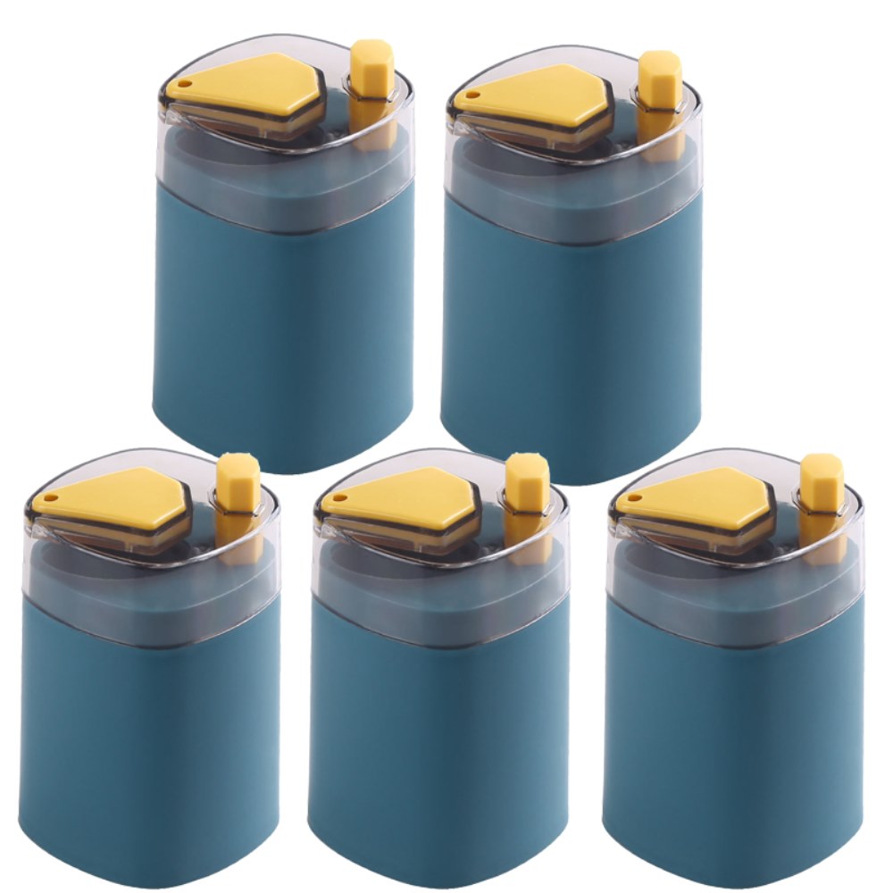 Tukinala 5PCS Toothpicks Holder Dispenser Set PopUp Automatic