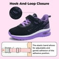 thumbnail image 5 of JOYFON Kids Running Shoes for Boys Girls Children Tennis Sports Athletic School Walking Sneakers BlackPurple Big Kids Size 5, 5 of 5