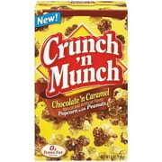 Crunch 'n Munch: Chocolate 'n Caramel w/Peanuts Popcorn, 4 Oz