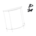 thumbnail image 6 of CarpNettore Acrylic Side Table for Small Space with Thinker Abstract Statue Decorative Figurine Collection Modern Sculpture Accent End Table Ornament, 6 of 8