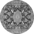 thumbnail image 1 of Ahgly Company Indoor Round Persian Gray Traditional Area Rugs, 5' Round, 1 of 1