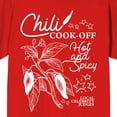thumbnail image 2 of Chili Cookoff White Lettering Stars and Stick w/ Leaves Silhouette on Red Short Sleeve Adult T-Shirt-XXL, 2 of 4