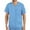Blue, variant on TBWNWG V-Neck Pocket Tee for Men Work Shirt with Short Sleeves Comfortable Casual Top,Sizes 2XL