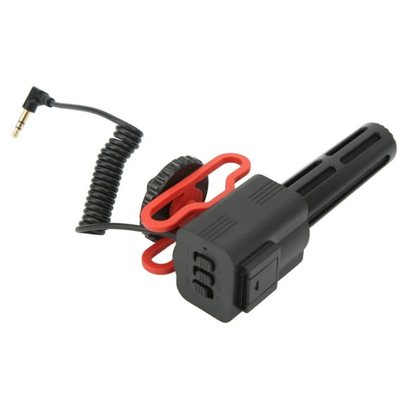 Camera Microphone, Cardioid Directional Pickup CM 550 Microphone Low Cut Noise Reduction for Program Interviews