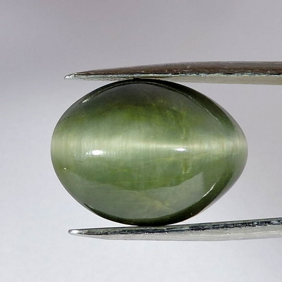22.75Cts Natural Gorgeous Cat's Eye Quartz Oval Cabochon Loose Gemstone