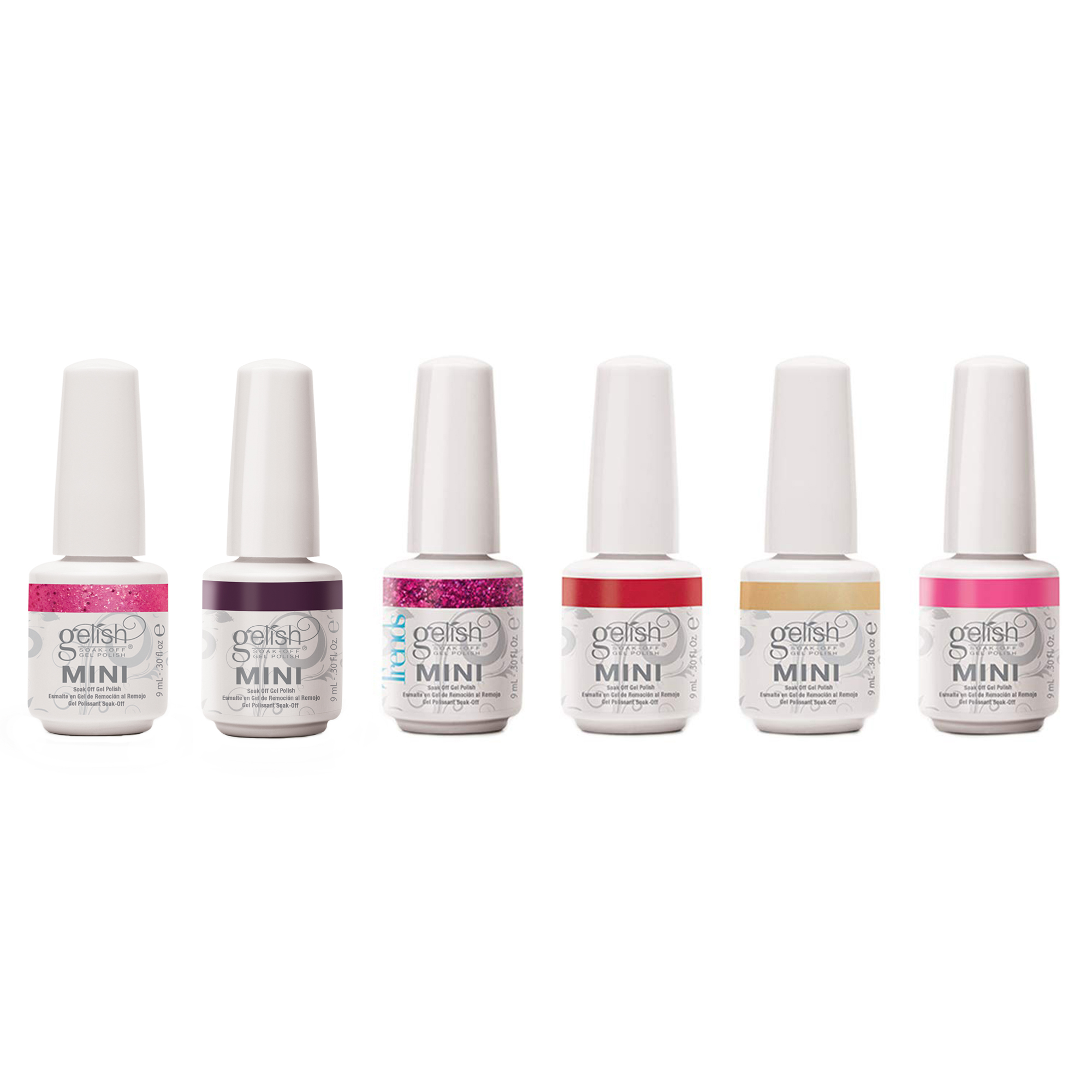 Gelish Mini Forever Fabulous Collection 9 mL Soak Off Gel Polish Set, 6 ...