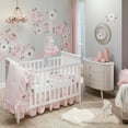thumbnail image 3 of Lambs & Ivy Floral Garden Large Pink/White Watercolor Flowers Wall Decals, 3 of 3